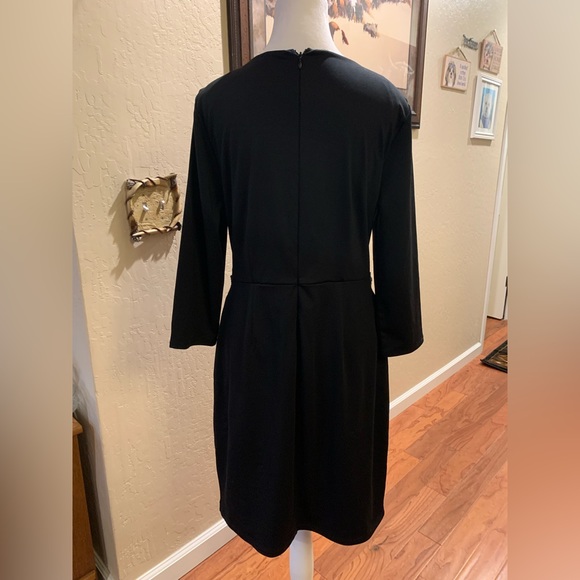 INC black cross body dress. Size L - Picture 5 of 5